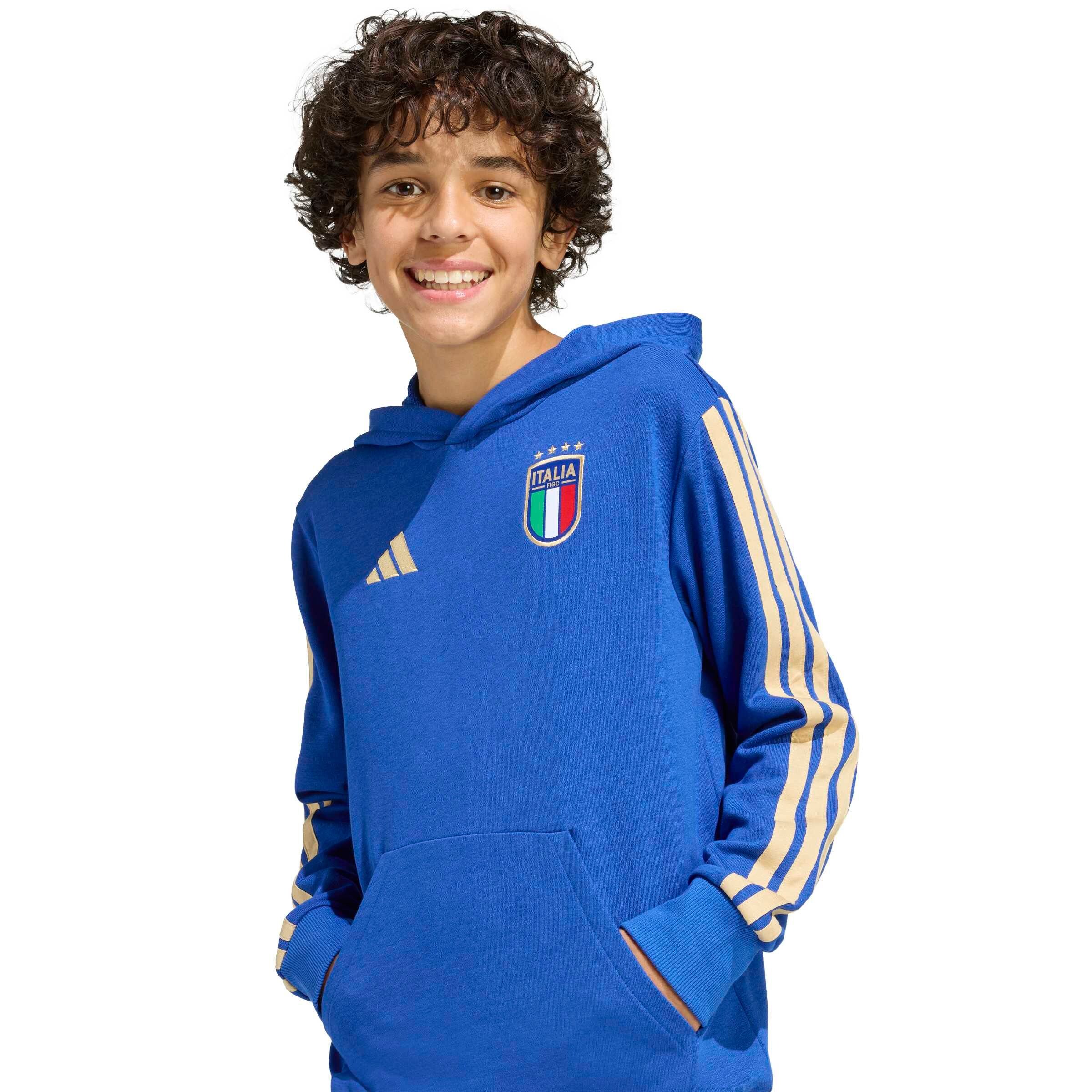 Sweat de sport 'FIGC KIDS HD' ADIDAS PERFORMANCE en bleu : devant