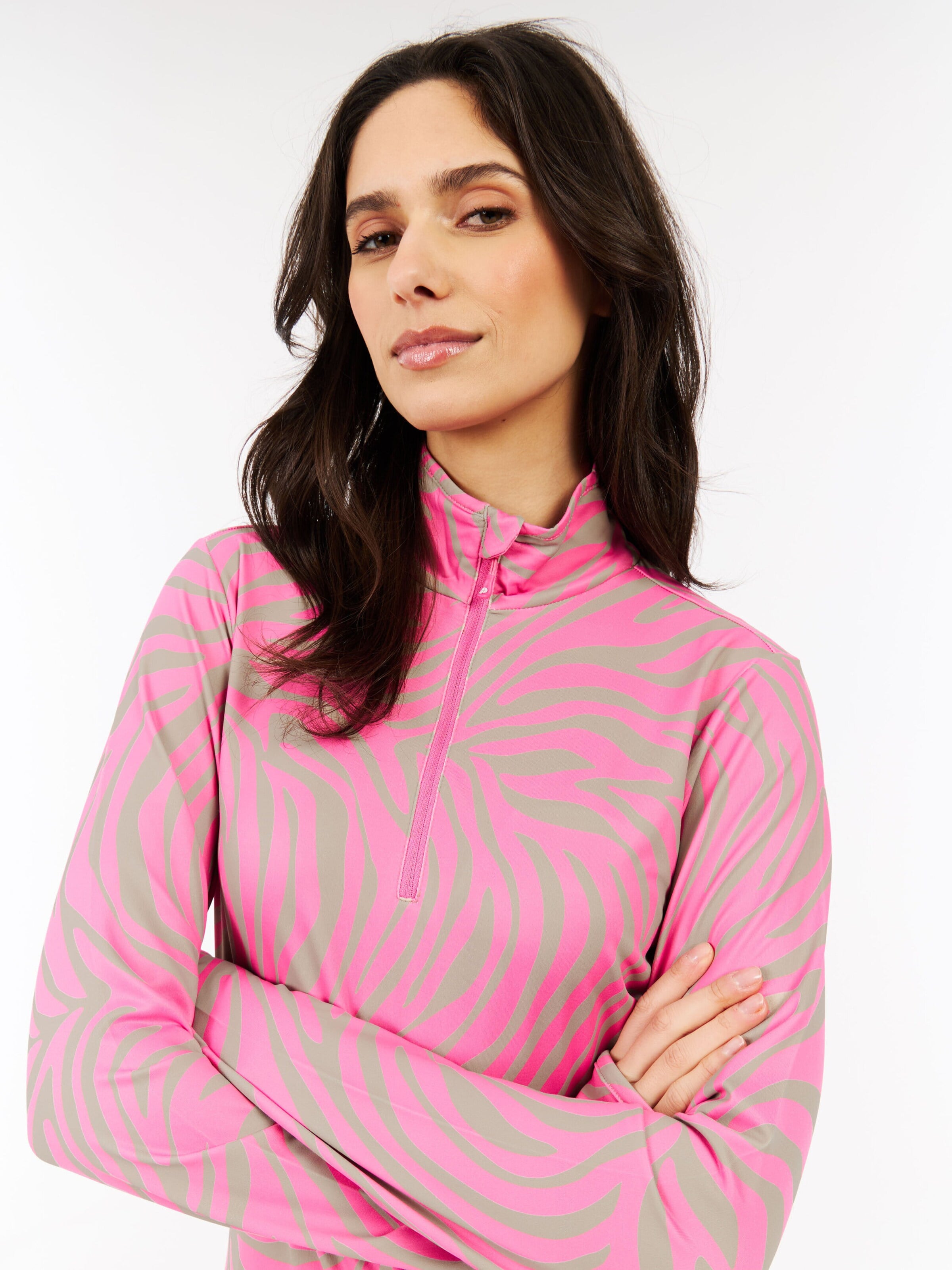 PROTEST Sports sweatshirt 'PRTEsher' in Pink