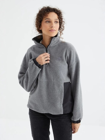 Giacca di pile di Tommy Life in grigio