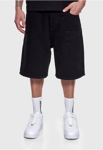 Dropsize Loosefit Jeans in Zwart: voorkant