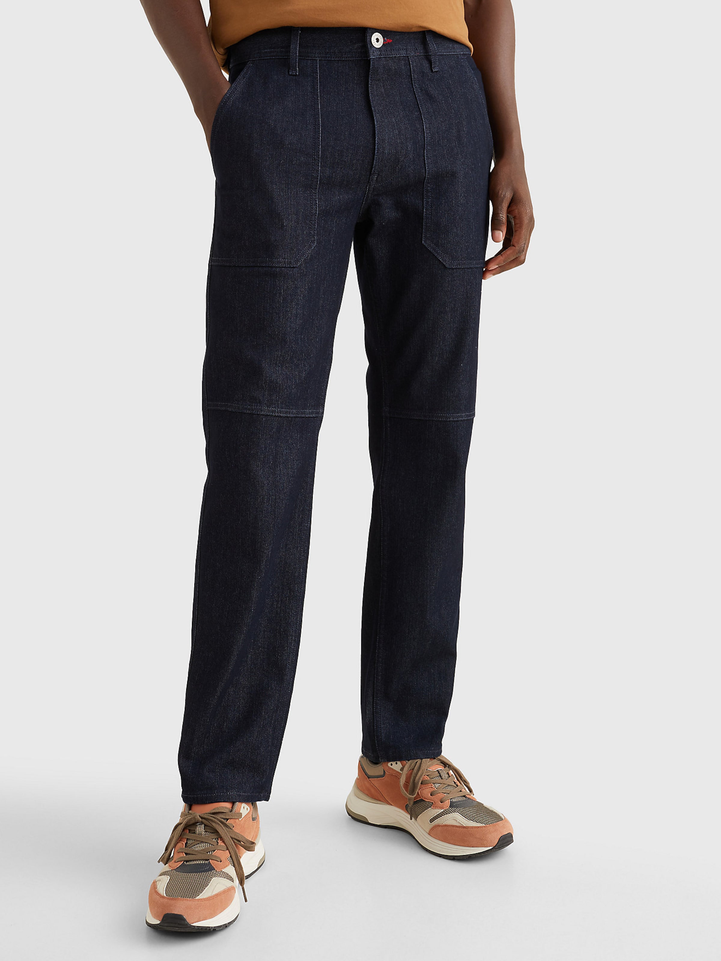Männer Jeans TOMMY HILFIGER Jeans in Dunkelblau - AB78016 Männer Jeans TOMMY HILFIGER Jeans in Dunkelblau - AB78016