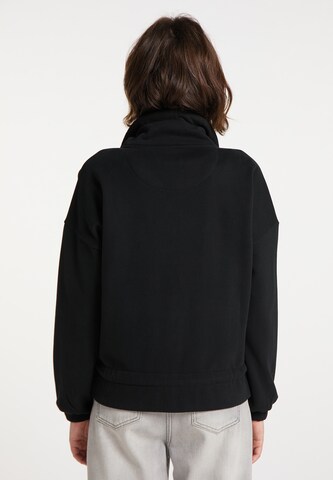 MYMO Sweatjacke in Schwarz