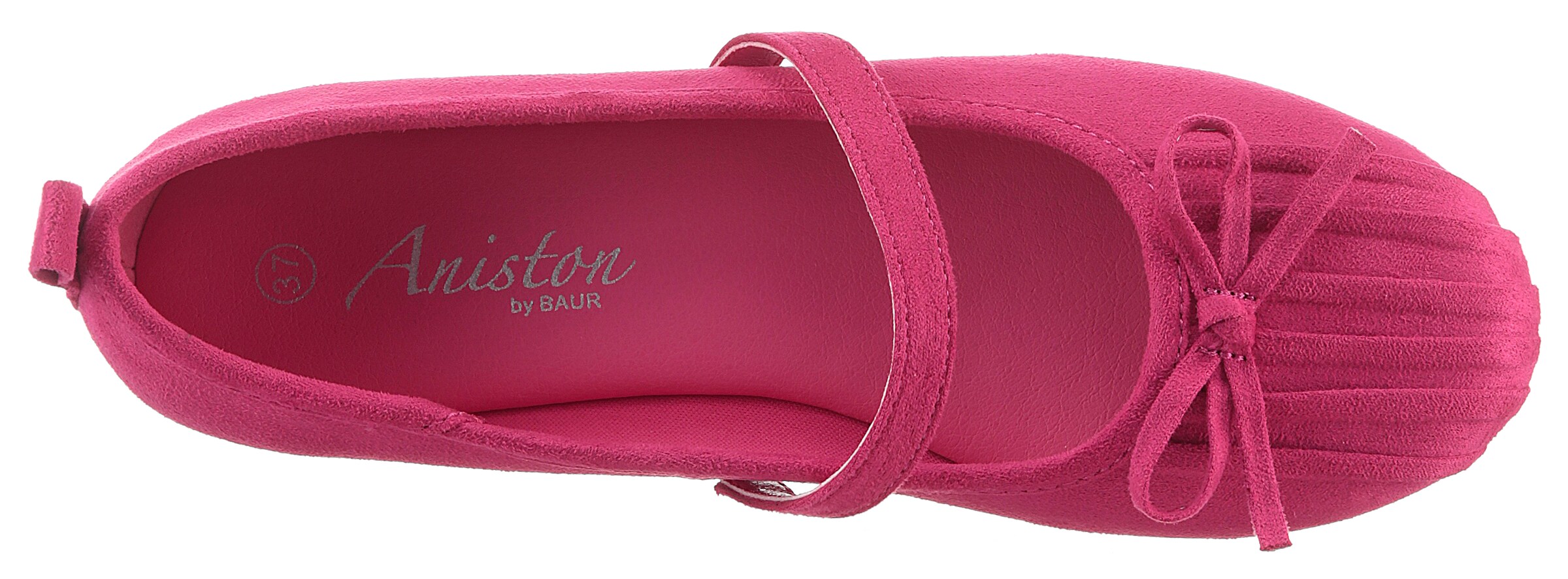 Aniston Ballet Flats with Strap in Pink