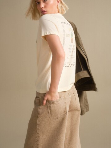 Next Shirt 'Essential' in Yellow