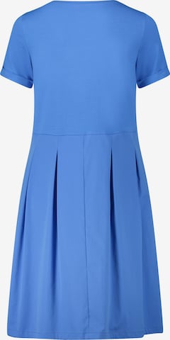 Vera Mont Sommerkleid mit Kellerfalten in Blau
