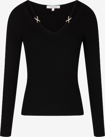 Morgan Sweater in Black: front