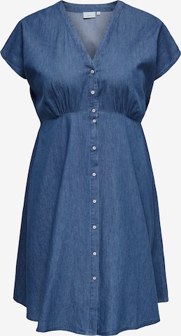 mėlyna ONLY Carmakoma Suknelė 'CARNOVA AZURE': priekis