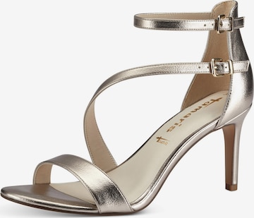 TAMARIS Strap Sandals in Silver: front