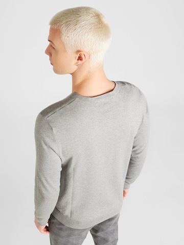 SELECTED HOMME Sweater 'BERG' in Grey