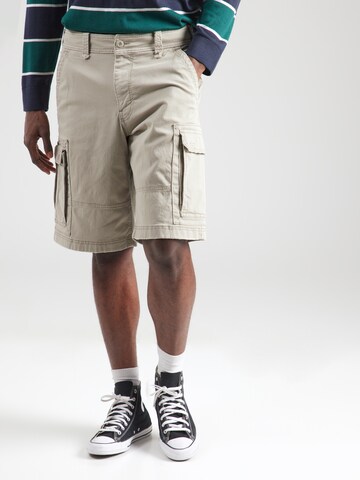 HOLLISTER Loose fit Cargo trousers in Beige: front