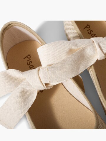 Pisamonas Ballet Flats in Beige