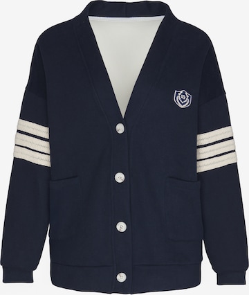Cardigan MYMO en bleu : devant