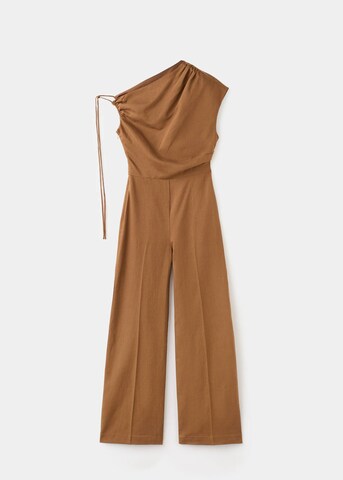 MANGO Jumpsuit 'Ory2' in Brown