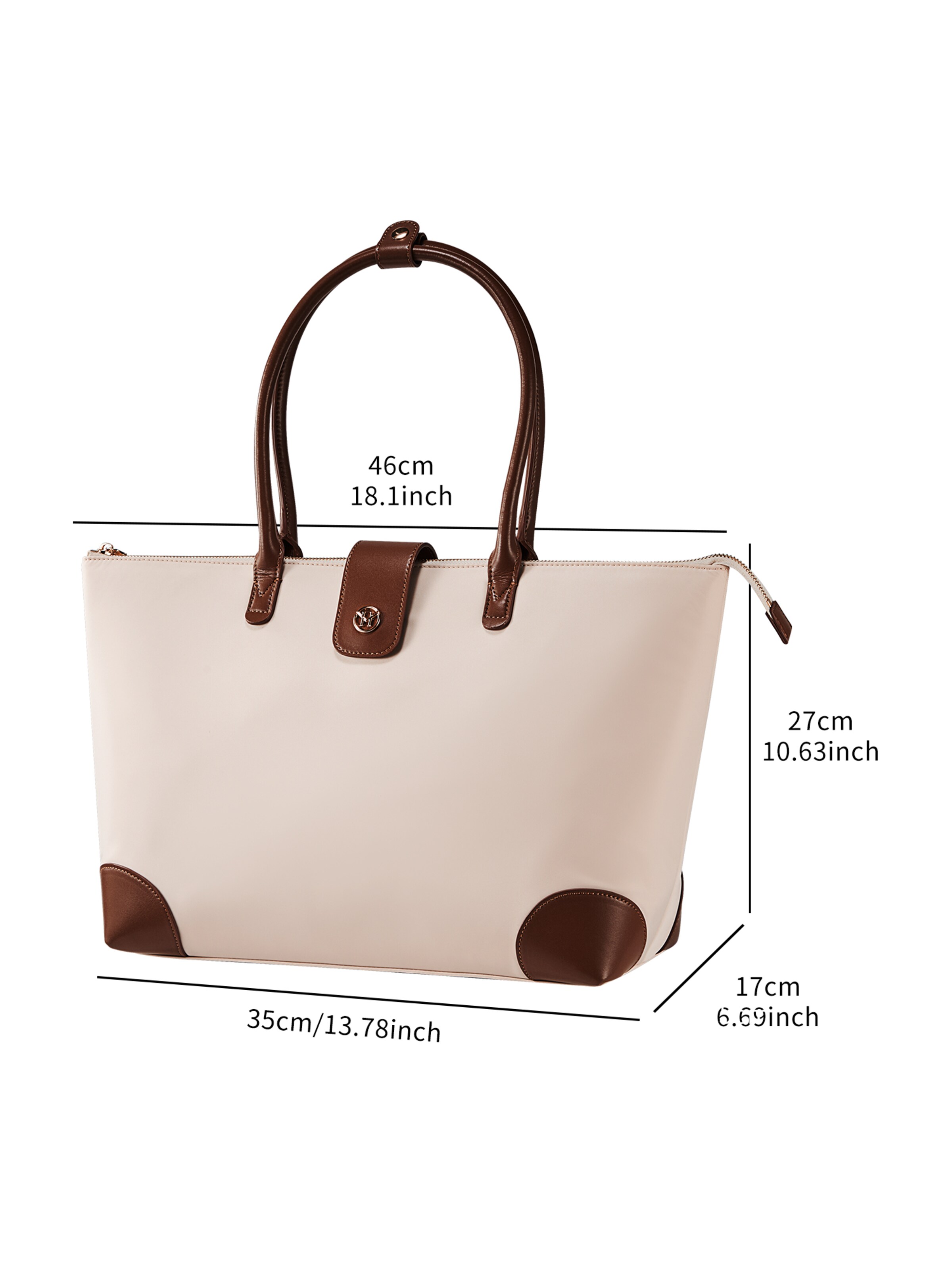 Victoria Hyde Håndtaske ' Eva ' i beige