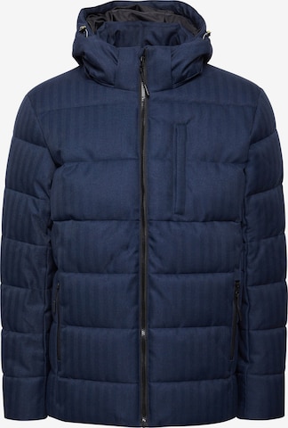 INDICODE JEANS Winter Jacket in Blue: front
