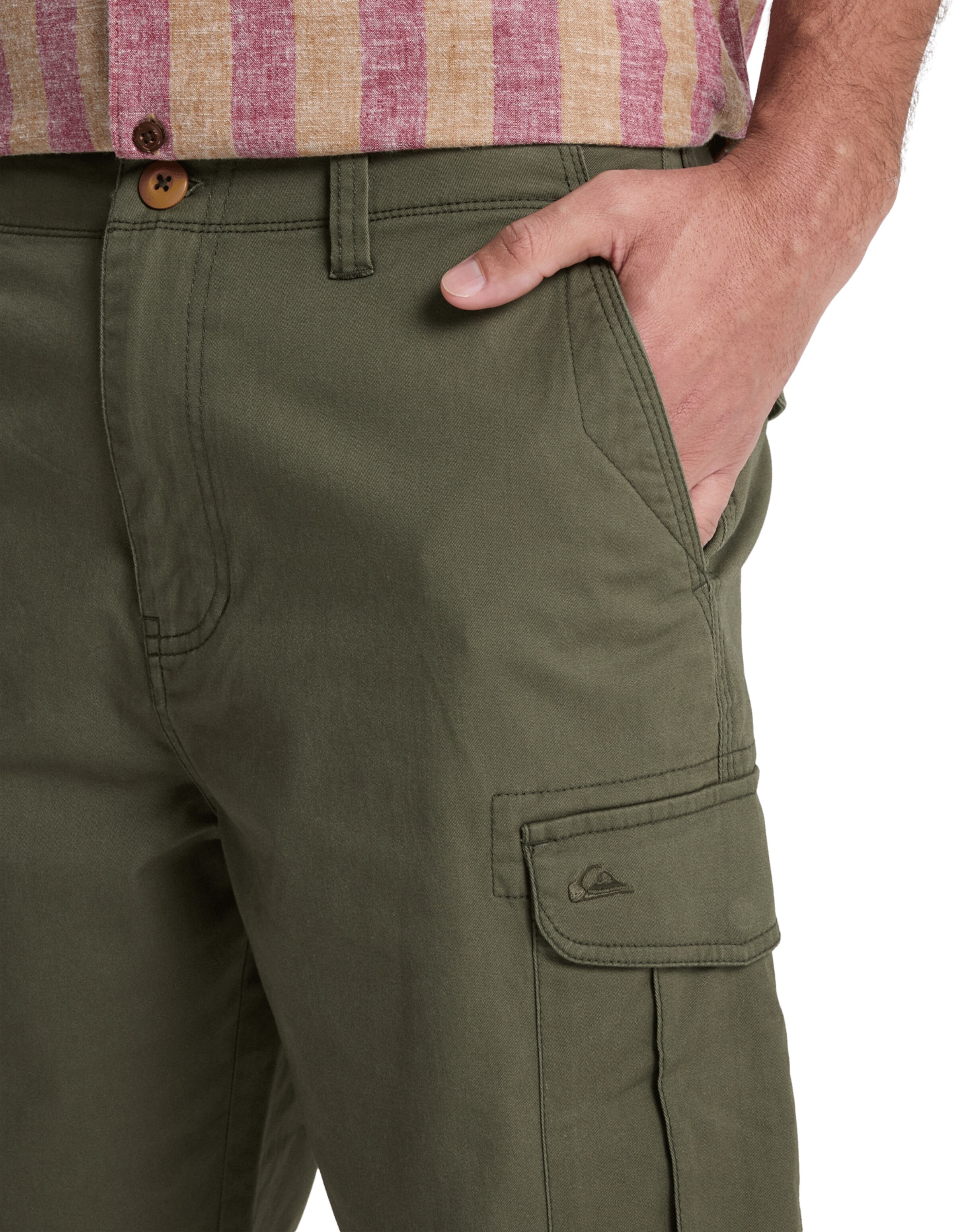 QUIKSILVER Regular Cargo Pants in Green