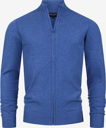Vestes en maille INDICODE JEANS en bleu : devant