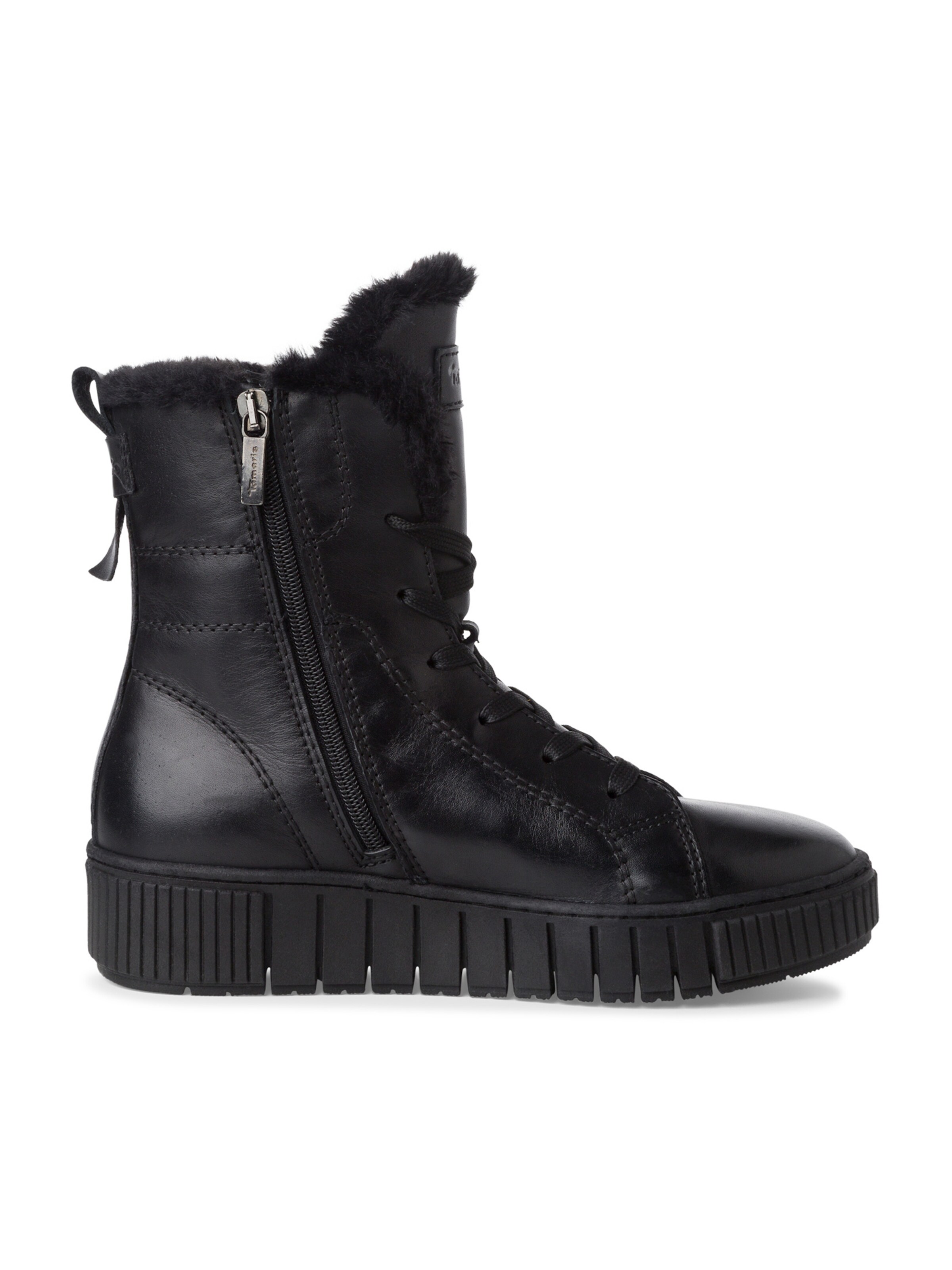 Bottines à lacets Tamaris en noir