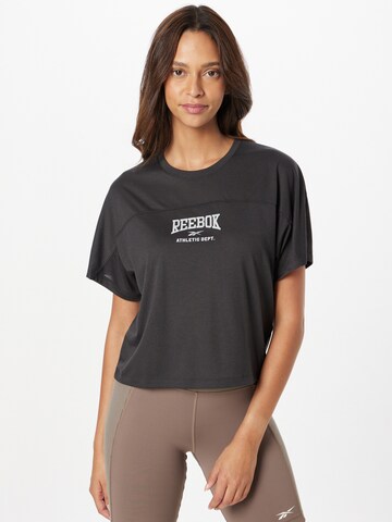 Reebok Funktionsshirt in Schwarz: predná strana