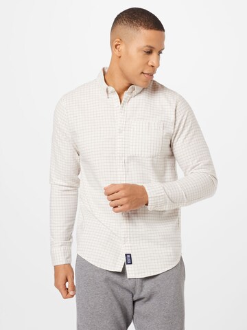 HOLLISTER Regular fit Button Up Shirt in White: front