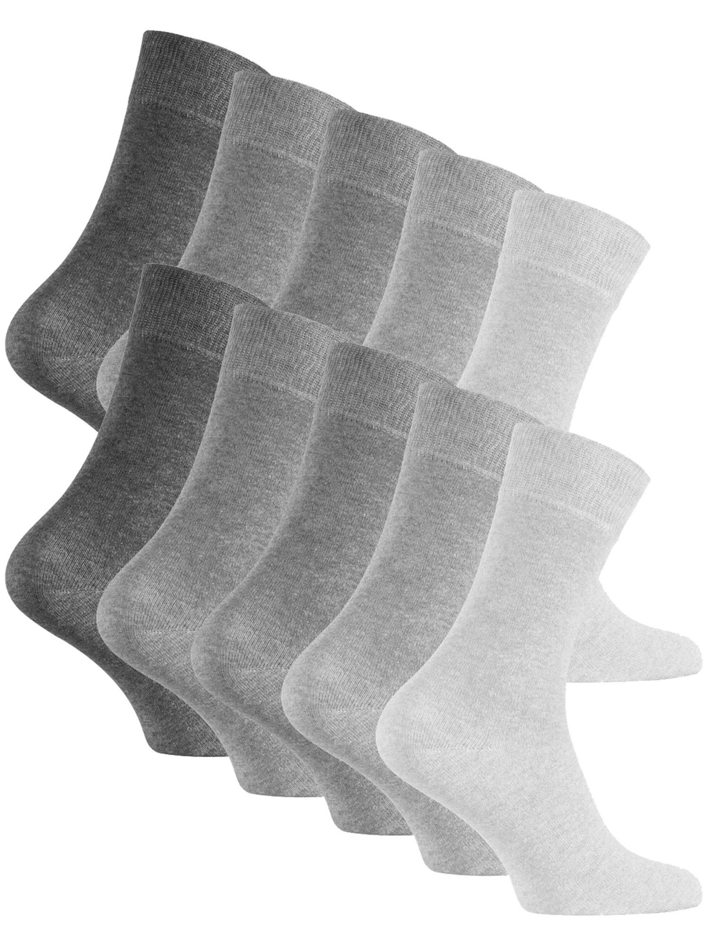 Reslad Socks 'RS6129' in Grey: front