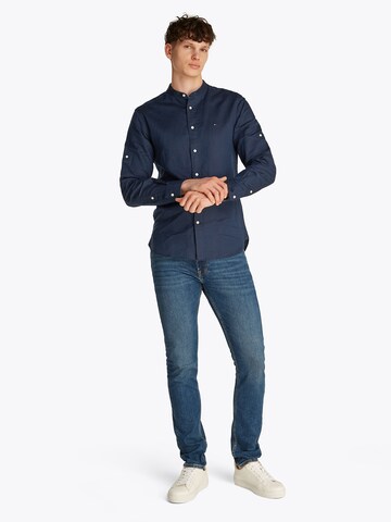 Coupe slim Chemise TOMMY HILFIGER en bleu