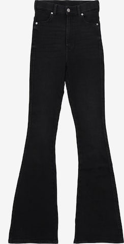 Dr. Denim Jeans 'Moxy High Flare' in Black: front
