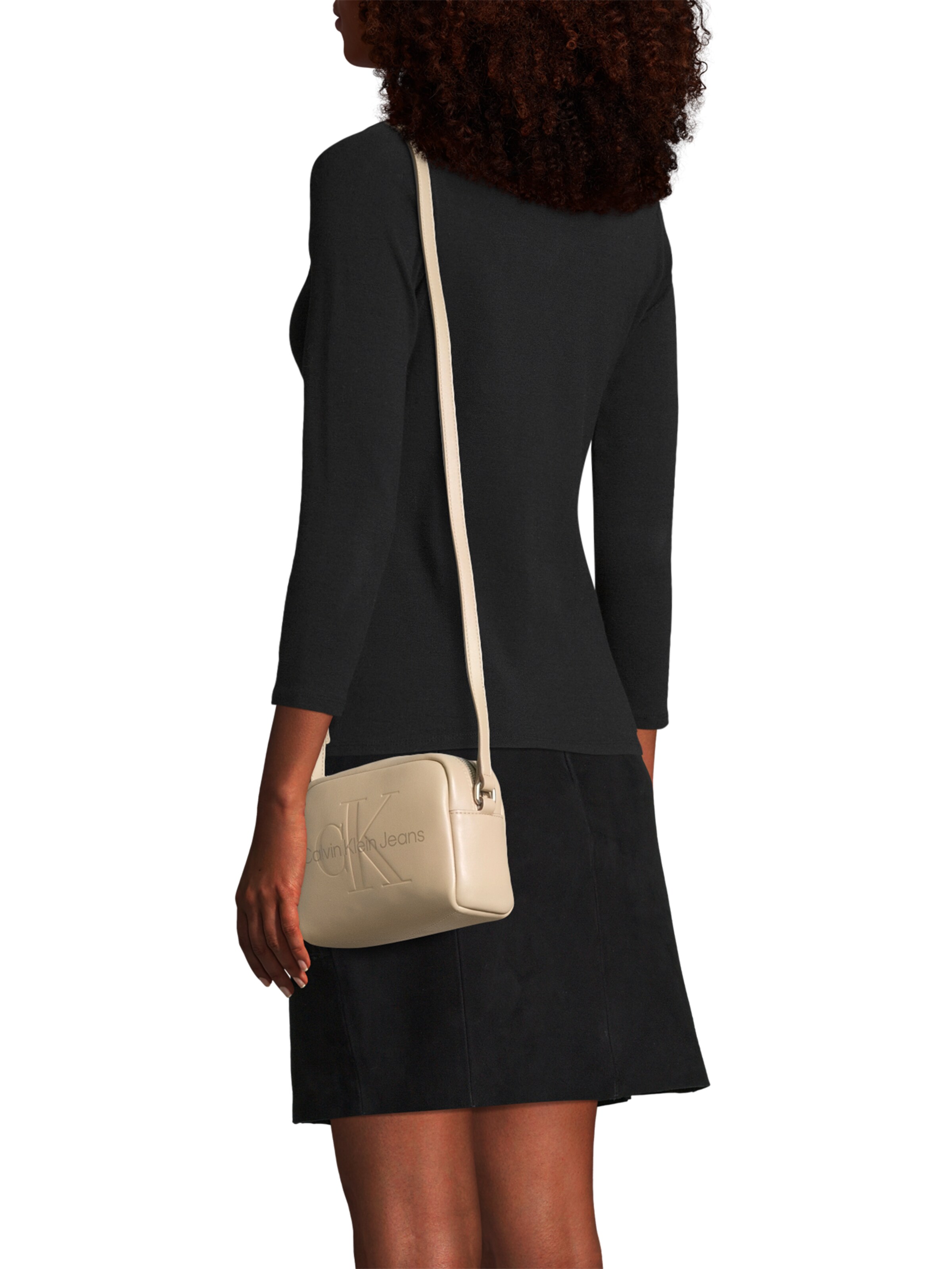 Calvin Klein Jeans Schoudertas in Grijs