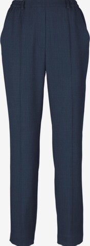 Goldner Pleated Pants 'Martha' in Blue: front