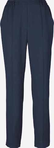 Goldner Pleated Pants 'Martha' in Blue: front
