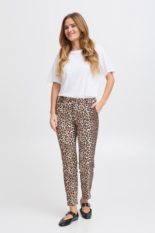 Pulz Slimfit Bukser 'BINDY' i beige