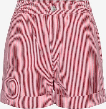 PIECES Regular Shorts 'ALLO' in Rot: predná strana