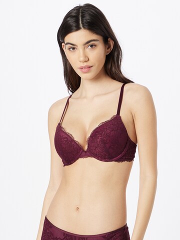 ESPRIT - Push-up Sujetador en rojo: frente