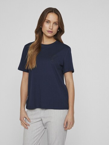 T-shirt VILA en bleu : devant