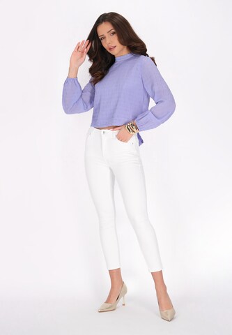 faina Blouse 'Fashion Look' in Purple
