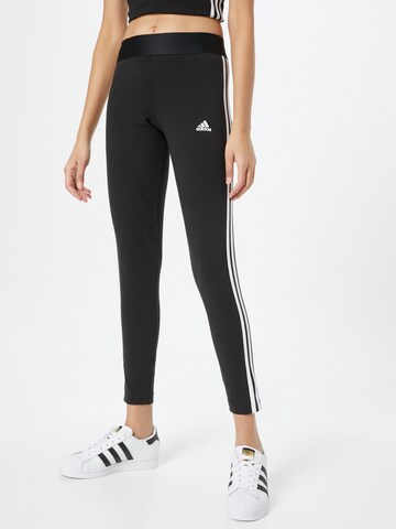 ADIDAS SPORTSWEAR Skinny Sporthose in Schwarz: predná strana