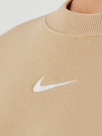 ruda Nike Sportswear Megztinis be užsegimo 'Phoenix Fleece'