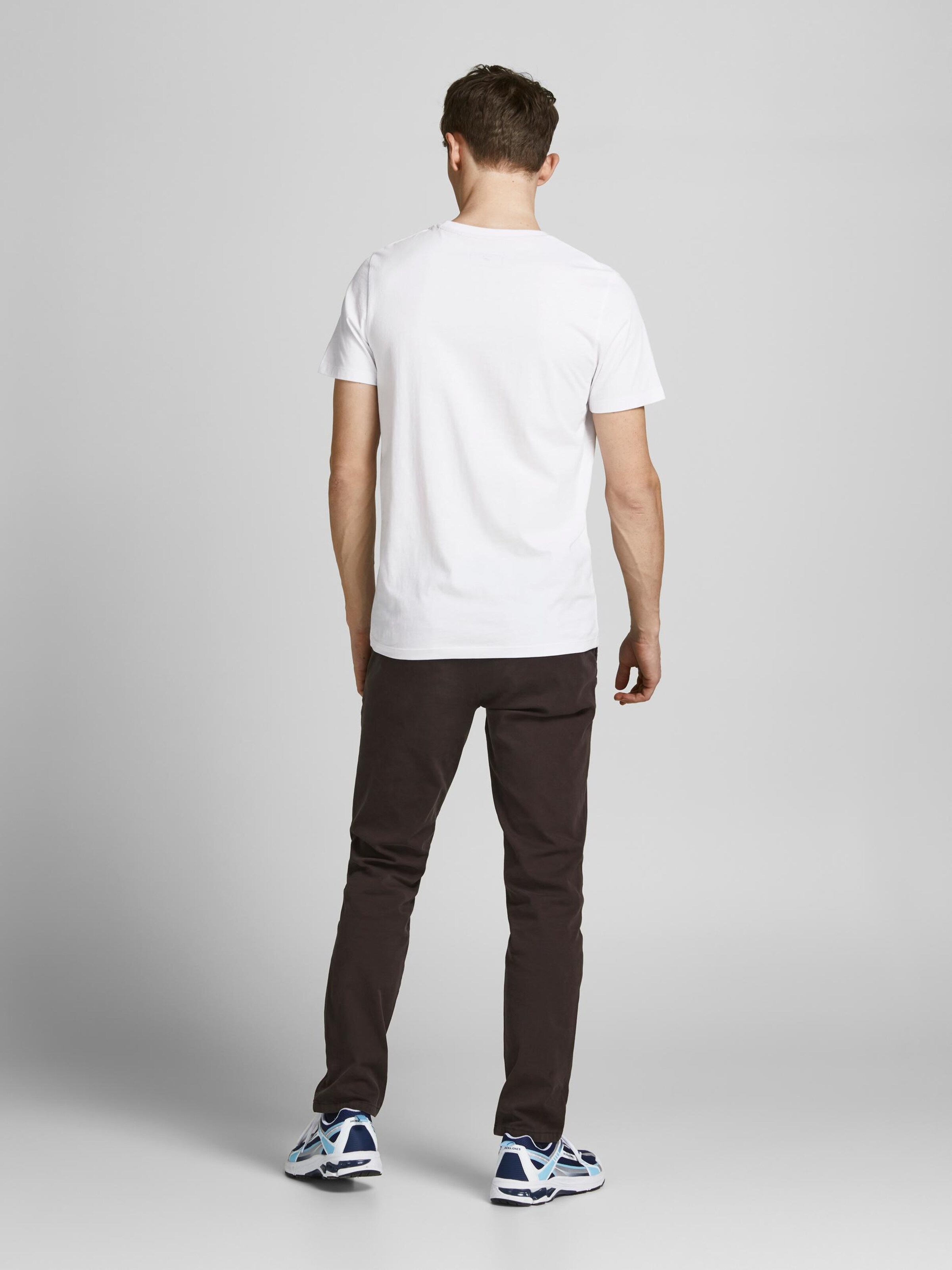 Männer Shirts JACK & JONES T-Shirt in Weiß - BR34688