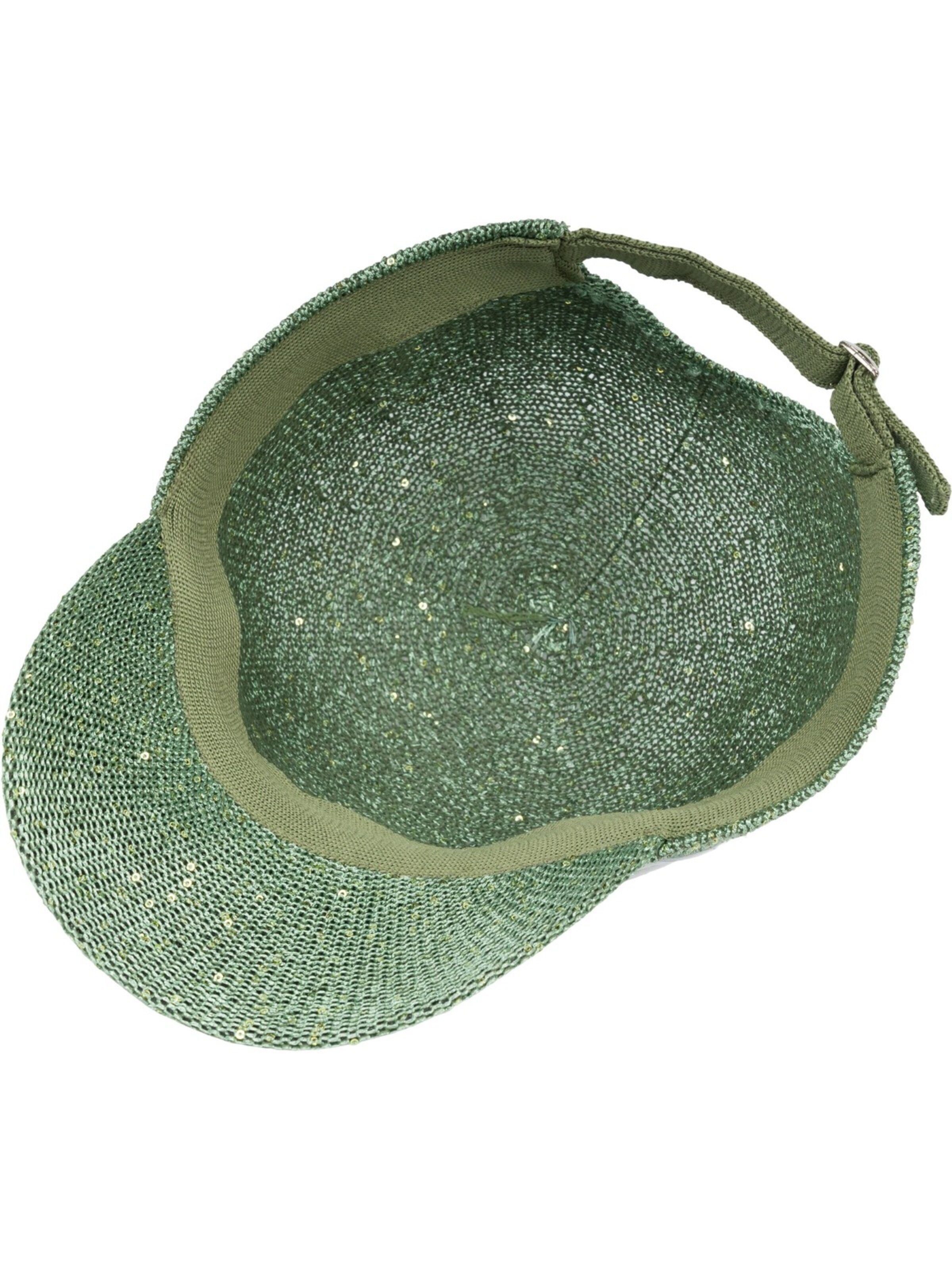 styleBREAKER Cap 'Gewebtes Baseball Cap Pailletten'‌‌‌‌‌‌‌‌ in Grün