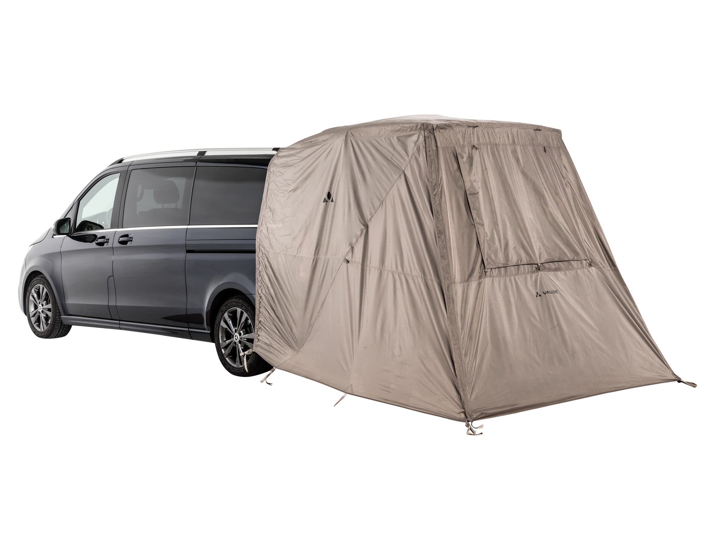 VAUDE Tent ' Drive Van Trunk ' in Beige: voorkant