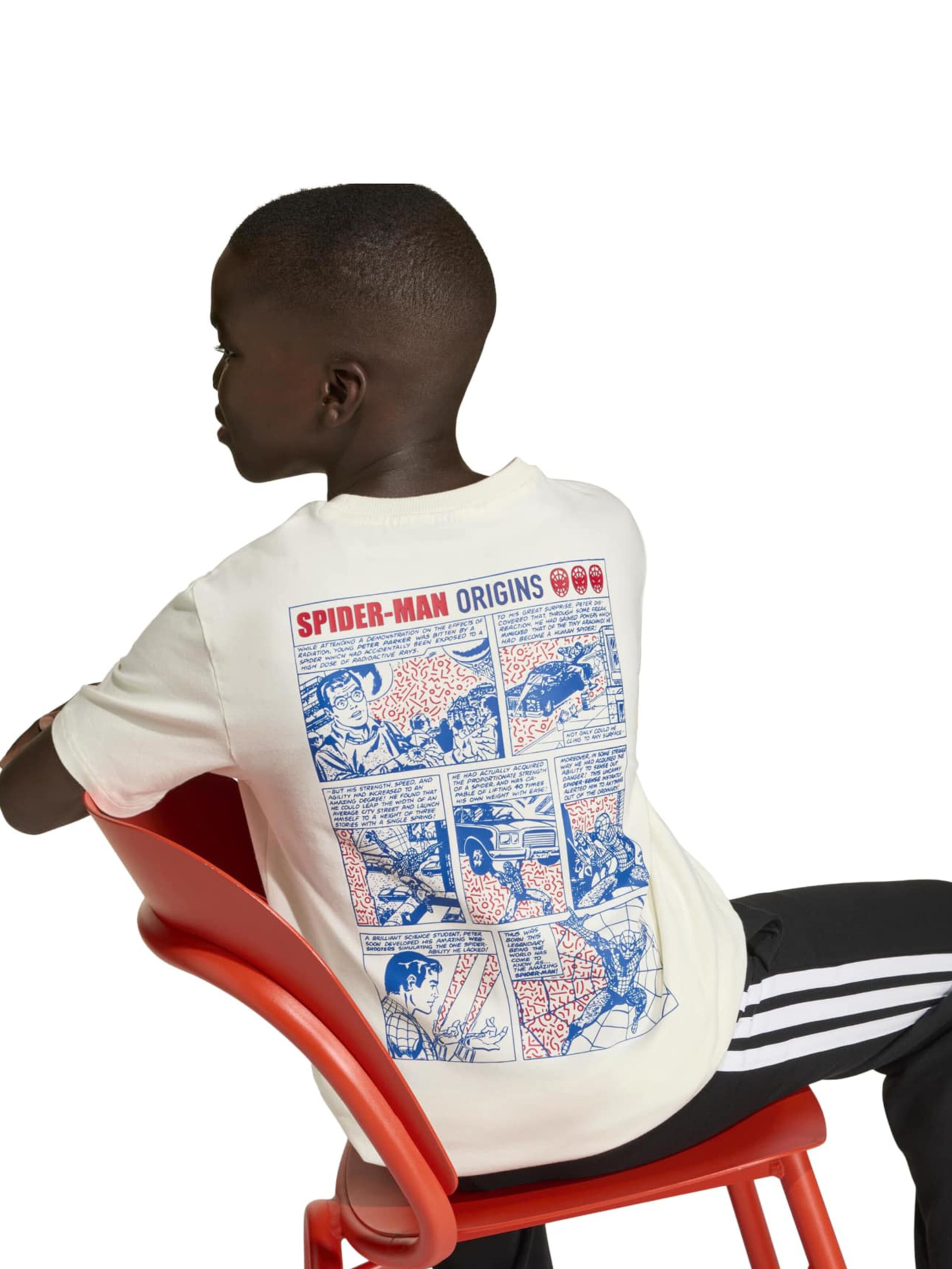 ADIDAS SPORTSWEAR Функциональная футболка 'MRVL SM' в Белый