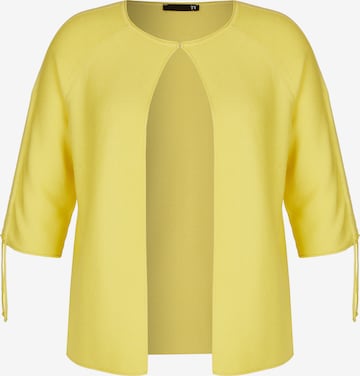 Thomas Rabe Knit Cardigan in Yellow: front