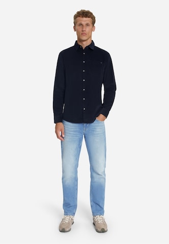 Regular fit Camicia di No Excess in blu