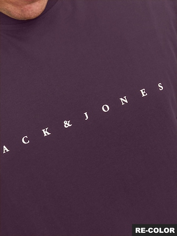 Jack & Jones Plus - Camiseta en lila