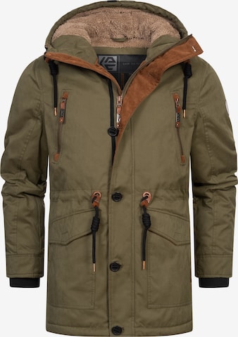 INDICODE JEANS Winterjacke 'Gillespie' in Grün: Vorderseite