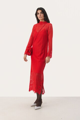 Part Two Jurk 'Maryanne' in Rood