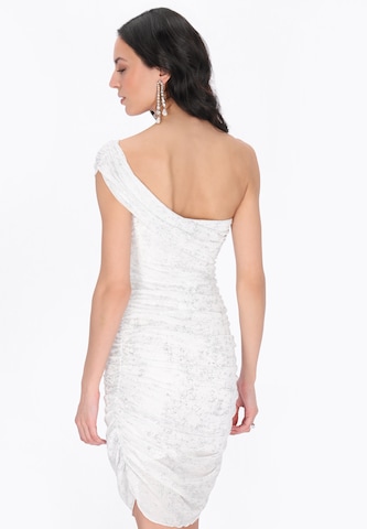 Robe de cocktail 'Festive' faina en blanc