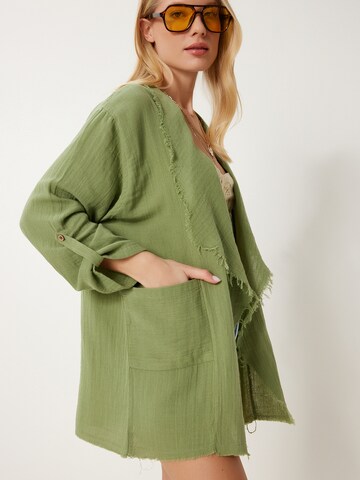 Happiness İstanbul Καλοκαιρινό μπουφάν σε πράσινο