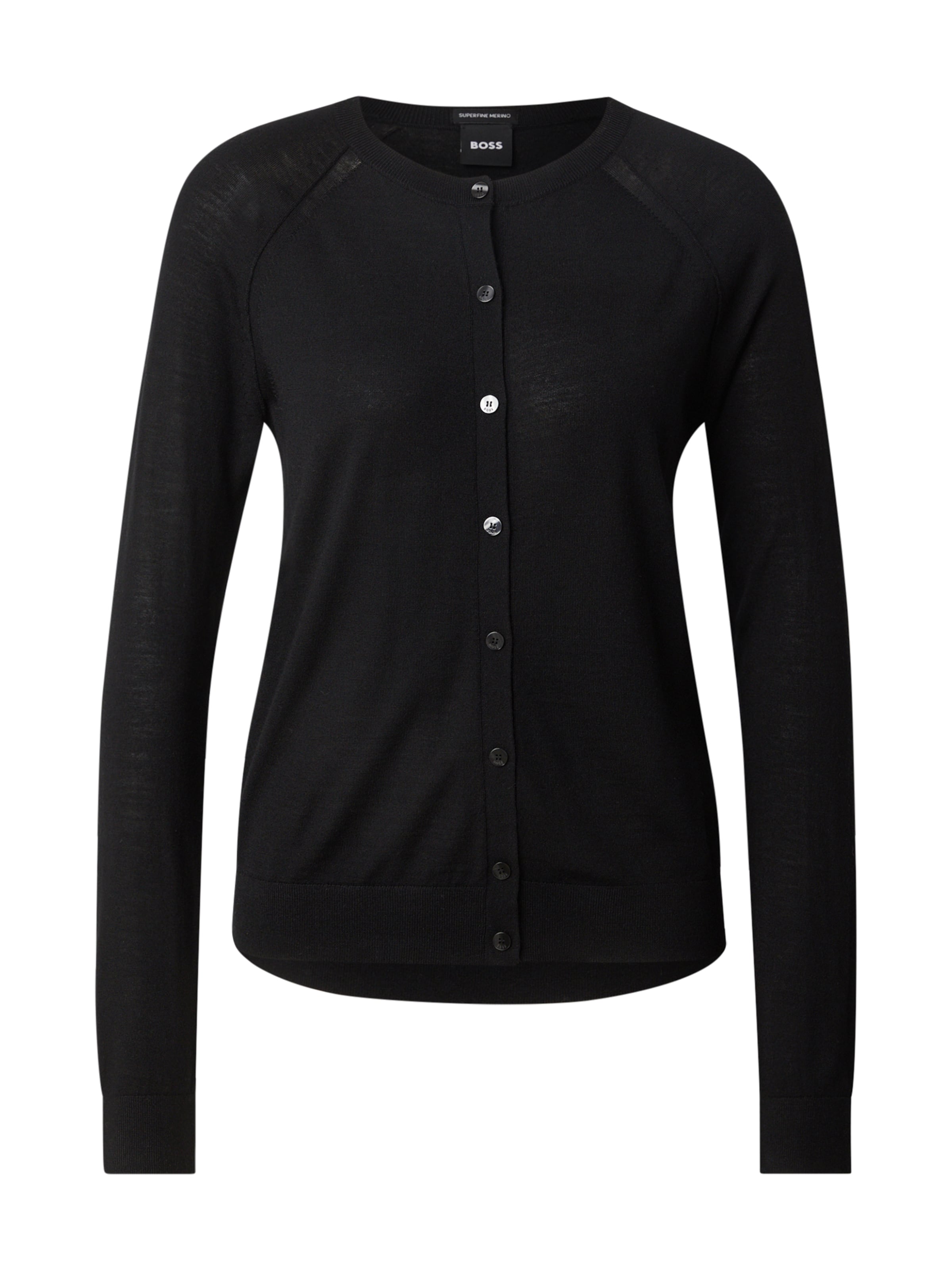BOSS Kardigan 'Fonami' – černá: přední strana