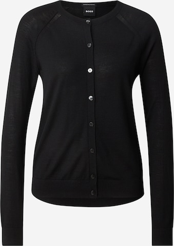 Cardigan 'Fonami' BOSS en noir : devant